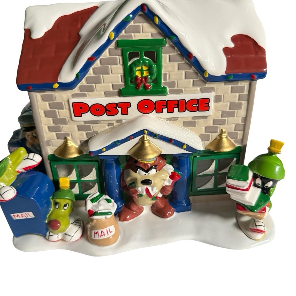 Holiday Lighted Post Office Warner Brother Studio Store Exclusive‎ Taz Marvin